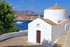 12thC Byzantine church, Lindos, Rhodes